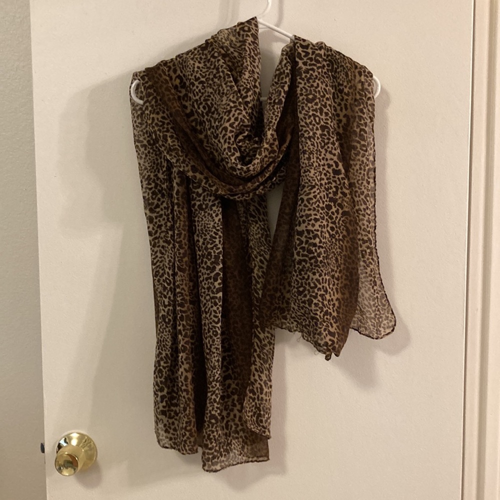 Animal Print Scarf - Picture 1 of 3